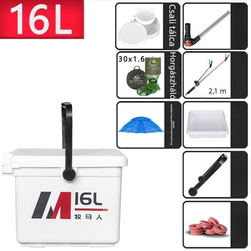 Wrangler horgász doboz - 12–20 l, műanyag