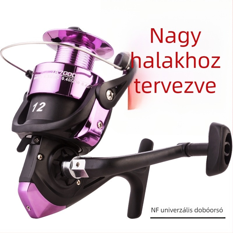 Spinningorsó rozsdamentes acél tengellyel és dupla csapággyal tengeri horgászathoz