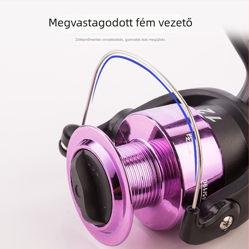 Spinningorsó rozsdamentes acél tengellyel és dupla csapággyal tengeri horgászathoz