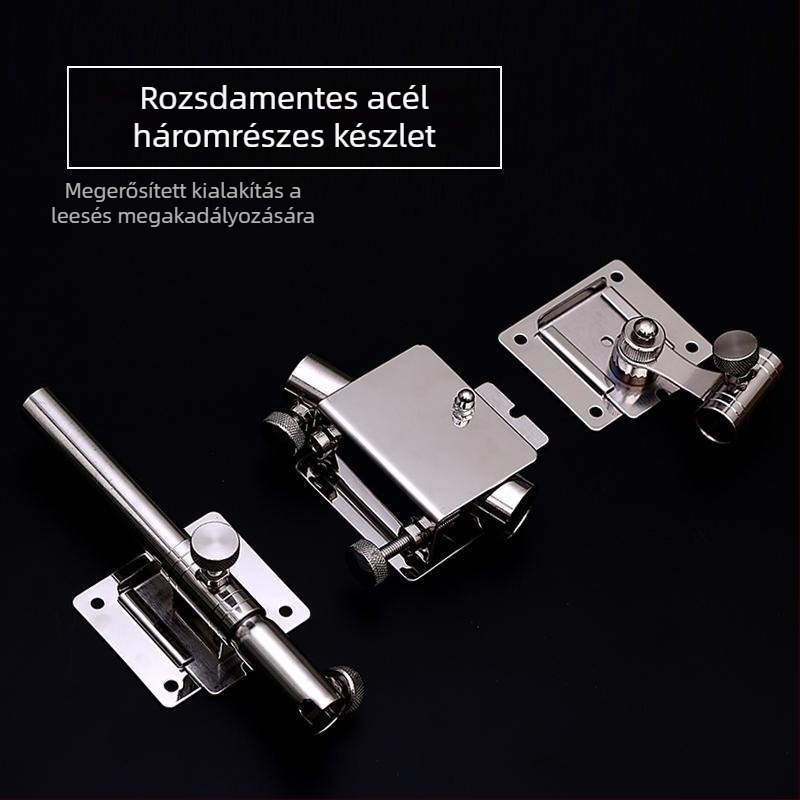 Horgász doboz kiegészítők – vastagított rozsdamentes acél insert-típusú három darabos készlet, tartalmaz turret stand, bait tray stand, fish guard stand és umbrella stand. Márka: Other; Anyag: Other