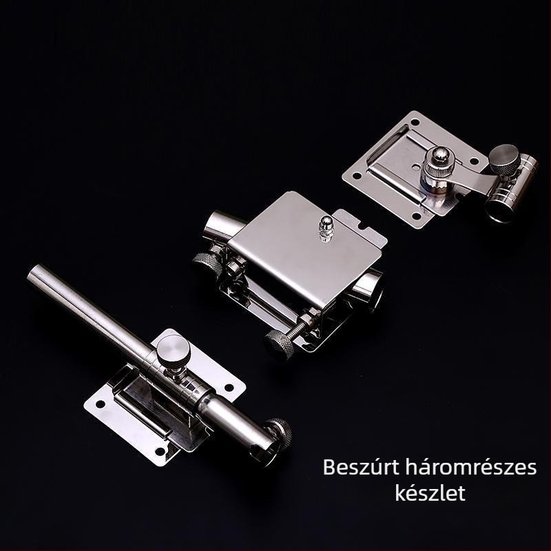 Horgász doboz kiegészítők – vastagított rozsdamentes acél insert-típusú három darabos készlet, tartalmaz turret stand, bait tray stand, fish guard stand és umbrella stand. Márka: Other; Anyag: Other