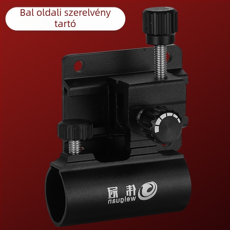 Wei Guan alumínium ötvözetű horgászláda kiegészítő készlet — univerzális bal oldali állvány, három részes készlet, keret a halvédőhöz és keret az etető tálcához