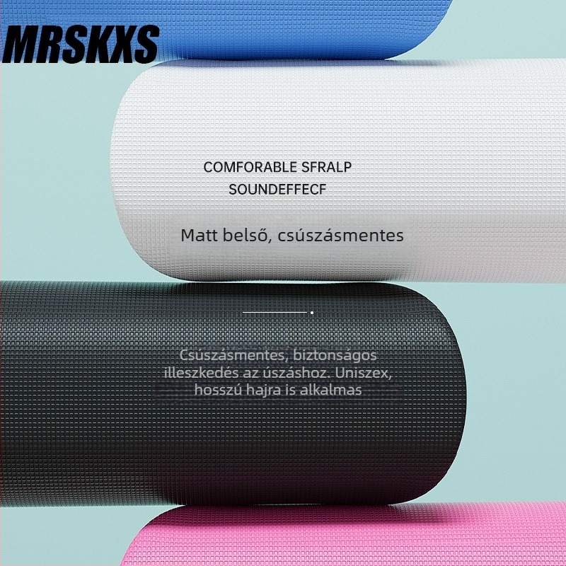 Felnőtteknek szánt szilikon úszósapka, anyaga: szilikon, alkalmas úszásra és sekély vízben.