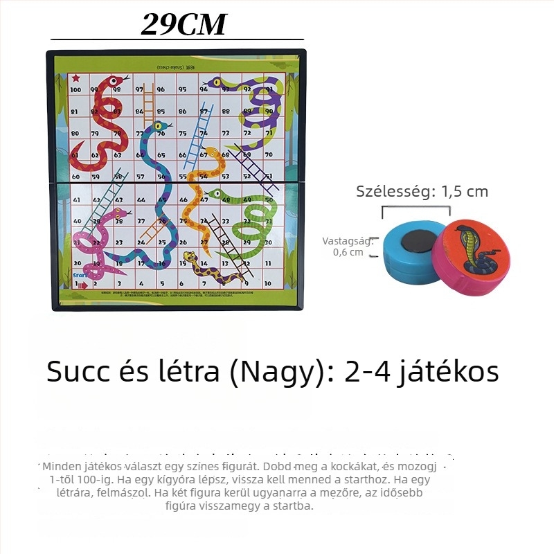 Le zai mágneses kalandos társasjáték gyerekeknek – oktató puzzle játék, műanyag, 4–14 évesek