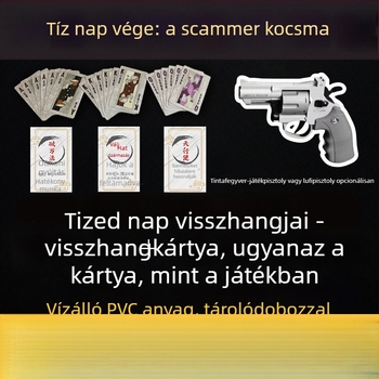 Társasjáték poker-kártyákkal, offline fizikai kiadás, 14+ éveseknek