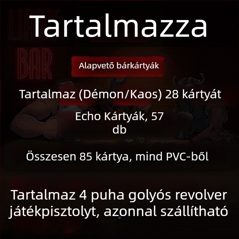Társasjáték poker-kártyákkal, offline fizikai kiadás, 14+ éveseknek