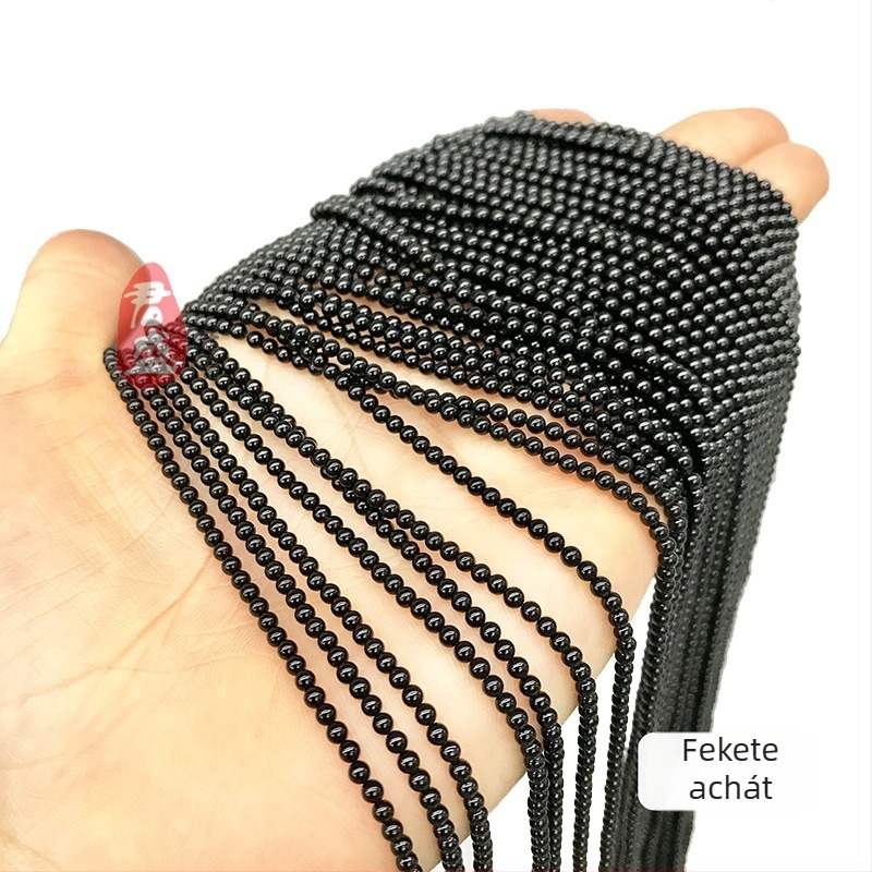 Természetes kő gömbölyű gyöngyök - nyers ércből vágva - Junsheng Jewelry - Eredet Brazília