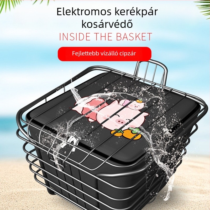 Han Pi Bear elektromos kerékpár kosárhoz tartozó belső táska előre vízálló burkolattal
