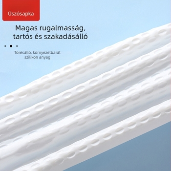 Szilikon úszósapka pöttyös mintával, vízálló, felnőtteknek