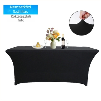 Asztalterítő, négyzet alakú, poliészter, egyszínű, esküvői/hotel stílus