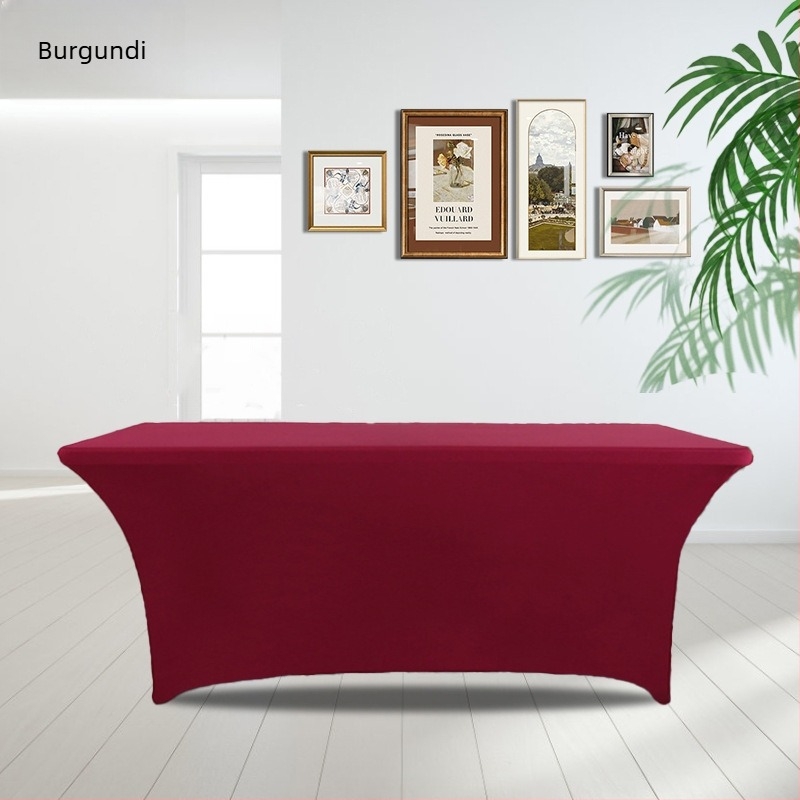 Asztalterítő, négyzet alakú, poliészter, egyszínű, esküvői/hotel stílus