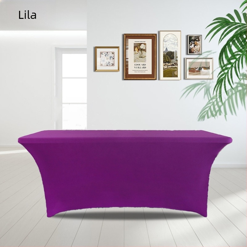 Asztalterítő, négyzet alakú, poliészter, egyszínű, esküvői/hotel stílus