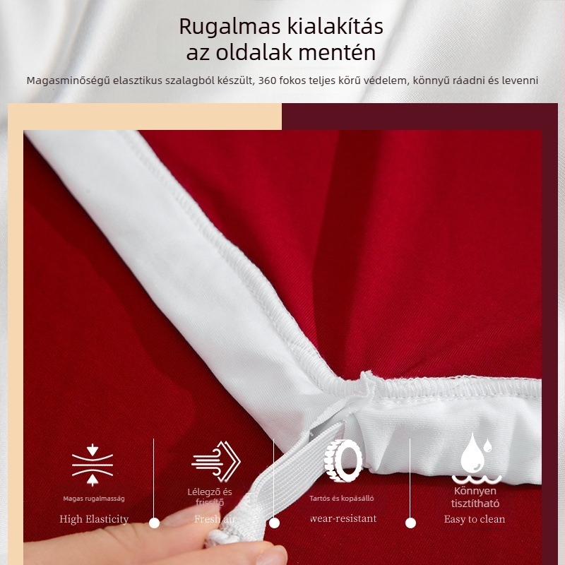Pamut asztalterítő, egyszerű és modern stílus, egyszínű mintázat