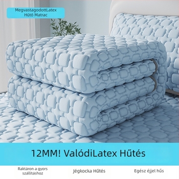 Háromrészes latex hűsítő matracszett – természetes latex 80-90%, Ice Silk Cooling, géppel mosható