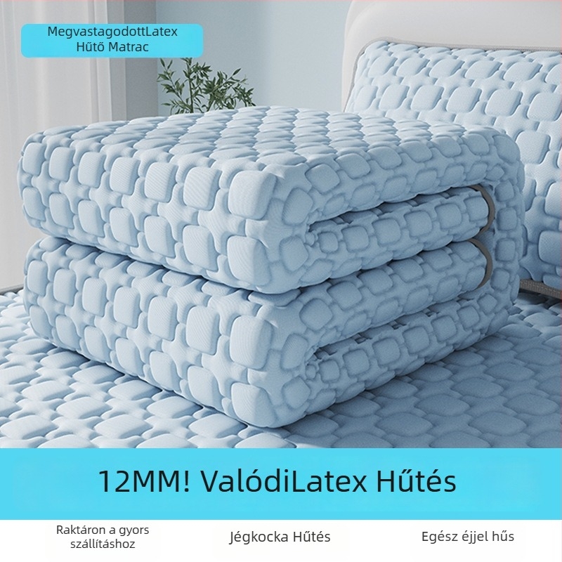 Háromrészes latex hűsítő matracszett – természetes latex 80-90%, Ice Silk Cooling, géppel mosható
