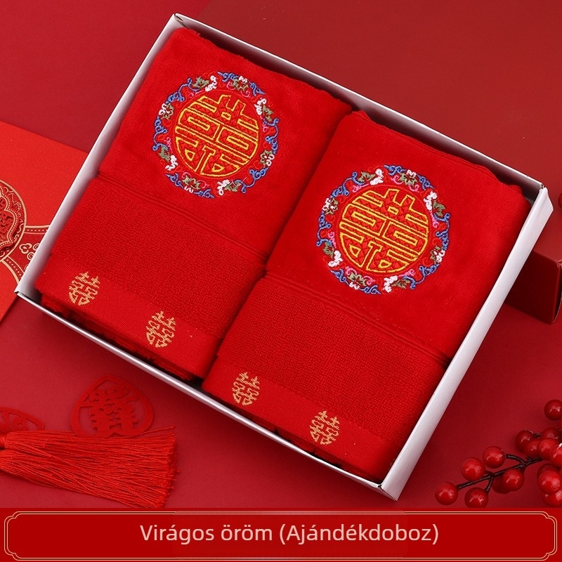 Arc törölköző, 100% pamut, 100 g, hímzés és jacquard, kínai stílus