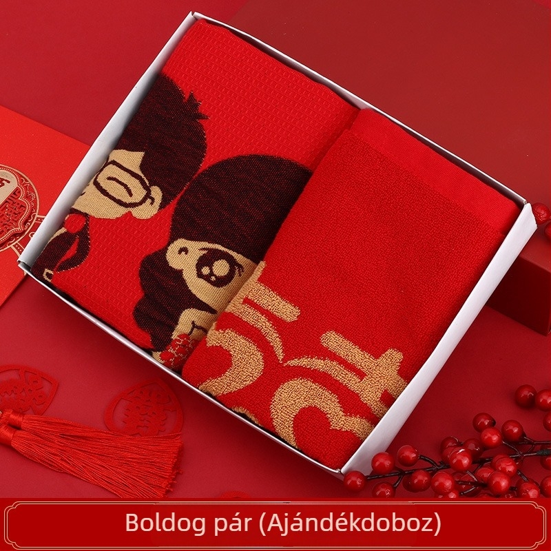 Arc törölköző, 100% pamut, 100 g, hímzés és jacquard, kínai stílus