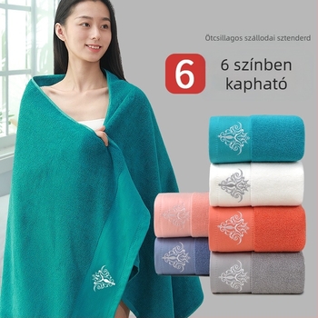 Fürdőlepedő 160×80 cm, 600 g, 100% pamut, hímzett, vastag szövésű