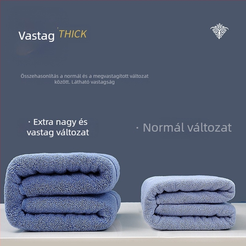 Fürdőlepedő 160×80 cm, 600 g, 100% pamut, hímzett, vastag szövésű