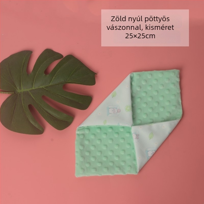 Bean fleece pléd, nem importált, puha és meleg, rágcsáló mintával