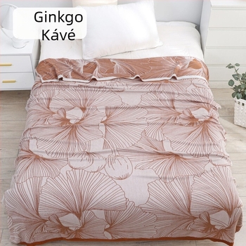 Bambuszrost pléd geometriai mintával, nyári könnyű takaró, reaktív nyomtatással és festéssel, tömeg alatt 1 kg