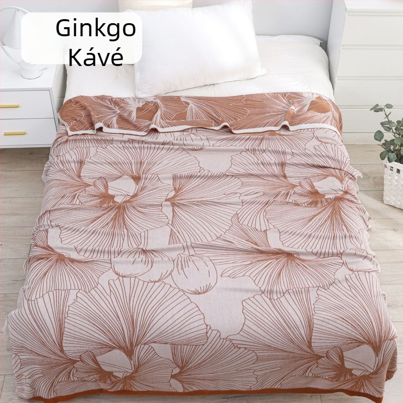 Bambuszrost pléd geometriai mintával, nyári könnyű takaró, reaktív nyomtatással és festéssel, tömeg alatt 1 kg