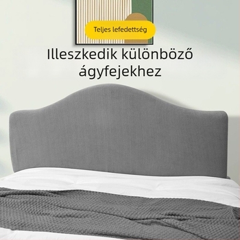 Univerzális ágyfejtámla huzat, ívelt alak, európai stílus, flanel anyag