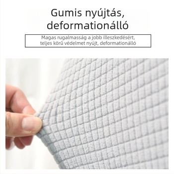 Univerzális ágyfejtámla huzat, ívelt alak, európai stílus, flanel anyag