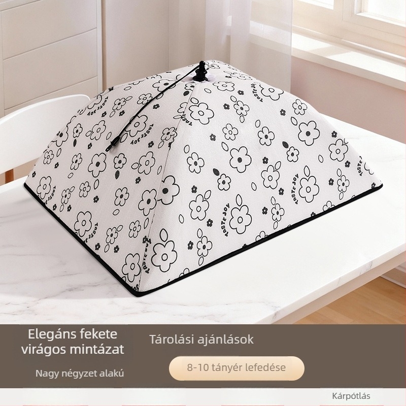 Összecsukható szigetelt zöldségfedél - Többfunkciós porvédő kültéren, rovarvédő pajzs, anyagok: PP + alumíniumfólia + poliészter