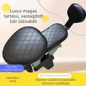 Elektromos autó üléshuzat PU bőrből, egész éves használatra, hivatalos magánmárka