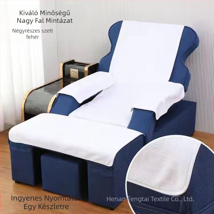 Kanapéhoz illő láb-spa készlet: négy részes, csúszásmentes pedikűr párnák és masszázságy lepedő