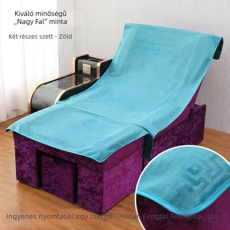 Kanapéhoz illő láb-spa készlet: négy részes, csúszásmentes pedikűr párnák és masszázságy lepedő