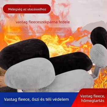 Elektromos kerékpár téli üléstakaró, pamut anyag, töltőanyag nélkül, logómentes