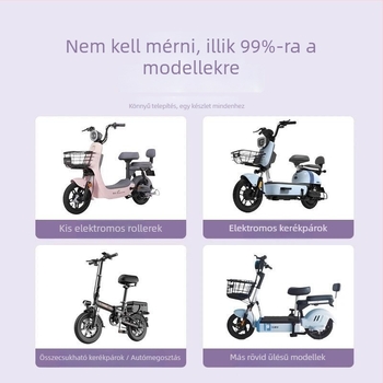 Elektromos kerékpár téli üléstakaró, pamut anyag, töltőanyag nélkül, logómentes