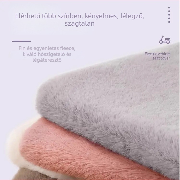 Elektromos kerékpár téli üléstakaró, pamut anyag, töltőanyag nélkül, logómentes