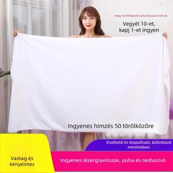 Fürdőlepedő finomszálú rostból, spa és szállodák számára, nedvszívó, nem hullik szálak, 300–400 g/m²