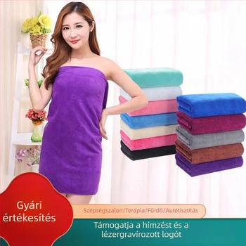 Fürdőlepedő finomszálú rostból, spa és szállodák számára, nedvszívó, nem hullik szálak, 300–400 g/m²