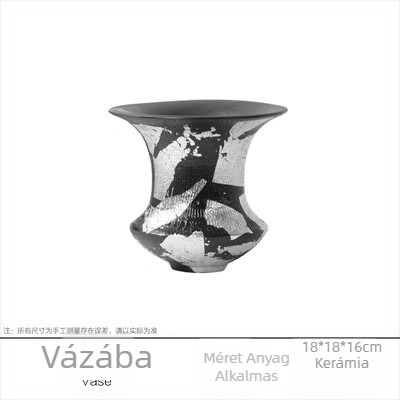 Kerámiaváz kínai stílusban; anyag: kerámia; kategória: váza; stílus: kínai.