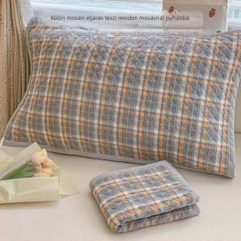 Párnahuzat, 100% pamut, Flower marks márka, nyomtatott logó, testreszabható