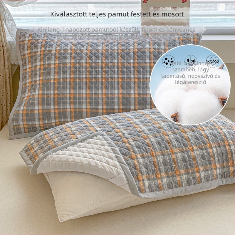 Párnahuzat, 100% pamut, Flower marks márka, nyomtatott logó, testreszabható