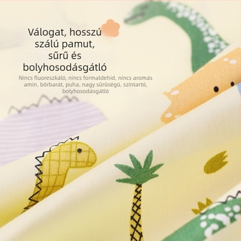 Gyerekeknek való párnahuzat 100% pamutból, puha felülettel, mesefigurás mintával