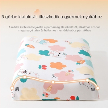 Gyerekeknek való párnahuzat 100% pamutból, puha felülettel, mesefigurás mintával