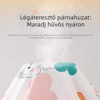 Gyerekeknek való párnahuzat 100% pamutból, puha felülettel, mesefigurás mintával
