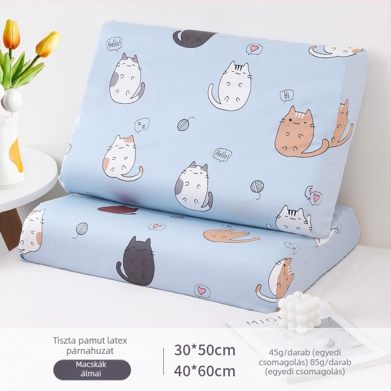Gyerekeknek való párnahuzat 100% pamutból, puha felülettel, mesefigurás mintával