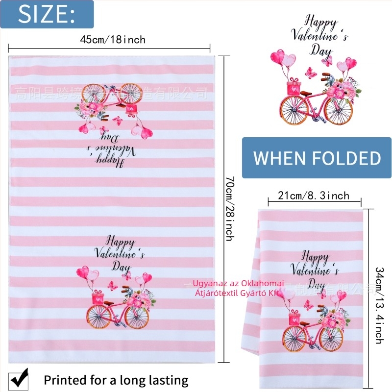 Konyhai törlőkendő (mikroszálas anyag; nyomtatott logó; 78 g)