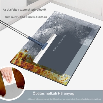 Puha diatomás agyagból készült konyhai futó, csúszásmentes, olaj- és vízfelvevő, szennyeződésálló, vízálló, letörölhető