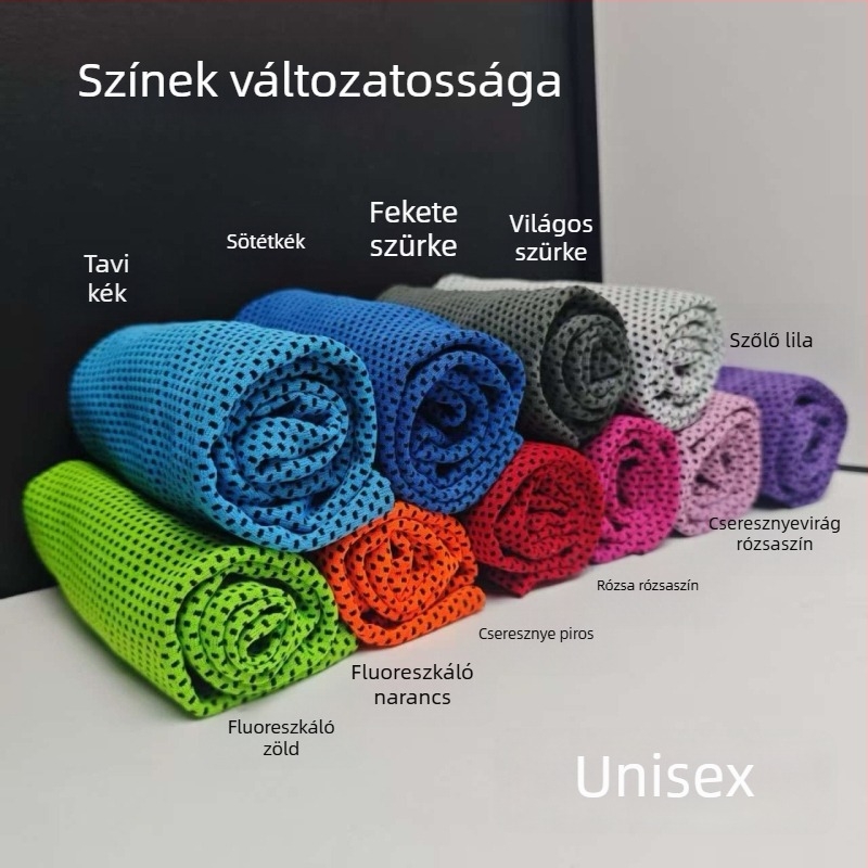 Sporthűtő törölköző edzéshez és szabadtéri futáshoz, izzadságfelszívó, gyorsan szárad, uniszex