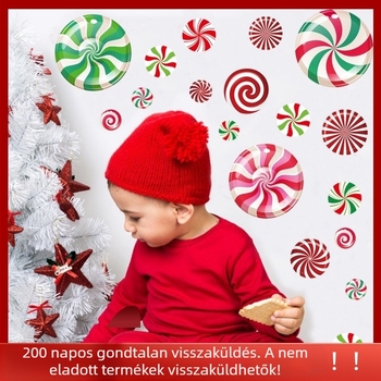 Nappali dekorációs matricák – Cukorfesztivál témájú dekorációs matricák, fal- és padlómatricák önragasztóval, üveg vitrínához