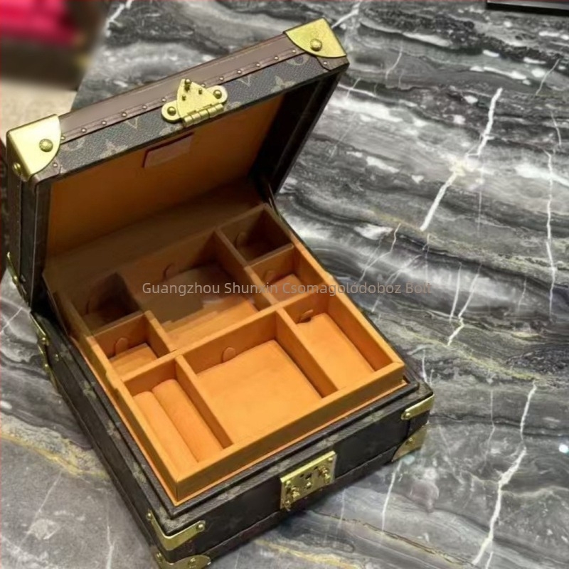 Presbyopiás óratartó doboz, többfunkciós ékszerdoboz, luxus kemény doboz, L család doboza — Anyag: kortikális; Modell: Doboz; Csomagolás típusa: Csomagolódoboz; Használat: ékszerek csomagolása