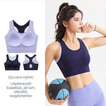 Női seamless sporttop párnázott melltartóval jóga és pilates edzéshez